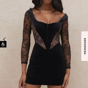 House of CB Velvet Corset Dress